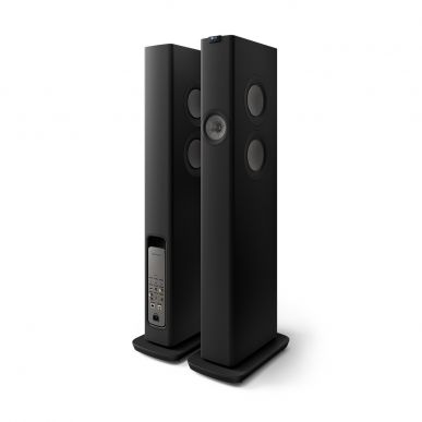 Активная напольная акустика KEF LS60 WIRELESS CARBON BLACK EU (SP4017BA) (Комплект)